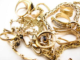 bijou bague or