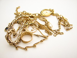 bijou bague or