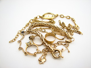 bijou bague or