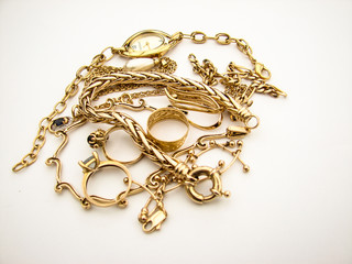 bijou bague or