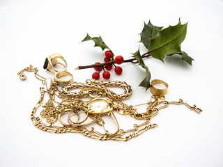 bijou bague or