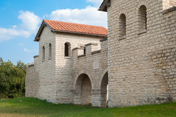 Fototapeta premium Römerkastell in Pfünz Eingangstor