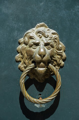 Venezianischer T&uuml;rklopfer L&ouml;wenkopf