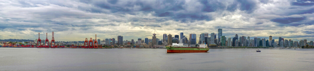 Port of Vancouver BC Panorama