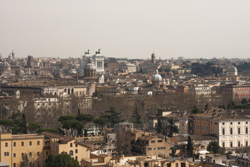 Fototapeta na wymiar Roma dal Gianicolo