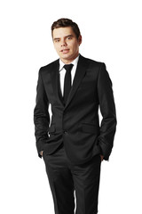 Portrait of young man