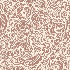 Seamless abstract hand-drawn pattern
