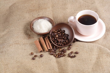 Robusta Coffee Beans on Goni Sack