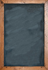 Blank chalkboard