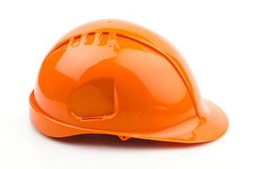 Isolated safety helmet hat