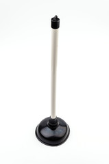 Plunger isolated white background