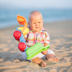 Baby on the beach