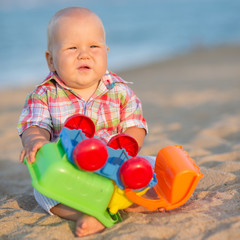 Baby on the beach