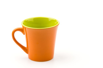 Isolated Orange mug