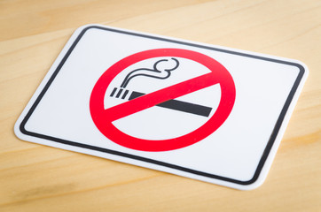 Smoking sign
