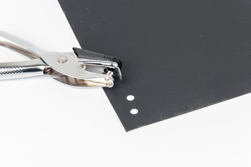 Office Puncher Unit isolated on white background