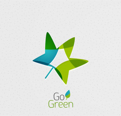 Obraz premium Green Leaf Nature Concept