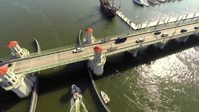 St augustine Florida aerial footage