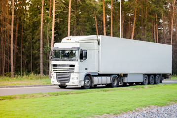 big truck on highway