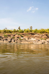 Stone at Kong River, Sampanbok Ubonratchathani Thailand