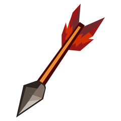 arrow isolated illustration