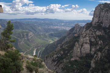 Fototapeta na wymiar Spain. Catalonia. Montserrat.