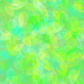 Abstract colorful Leaves. Nature Background