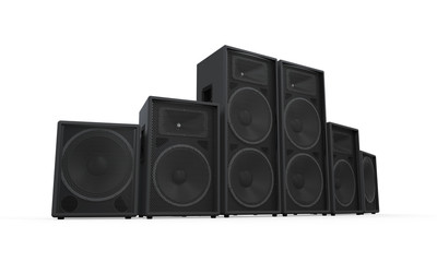 Naklejka premium Group of Speakers