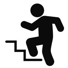 Man On Stairs