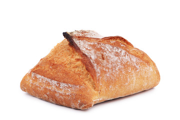 Fresh bread white bun.