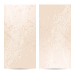 Template vertical banner, grungy background, old paper