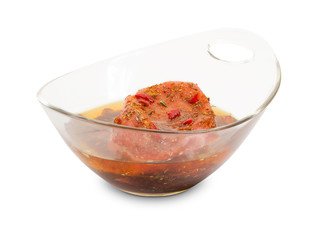 Spiced Meat in marinade