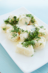 lazy dumplings with sour cream