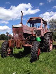 old tractor
