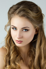Fototapeta premium Beauty portrait of young woman