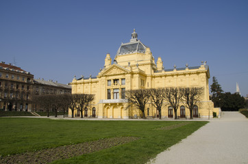art pavillion in Zagreb