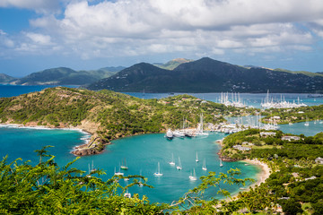 Fototapeta premium Entrance to Antigua Yacht Club