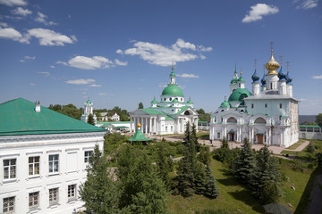 Fototapeta na wymiar View of Spaso-yakovlevski Monastery In Rostov. Russia