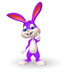 Fototapeta na wymiar Cute Easter Bunny with best sign