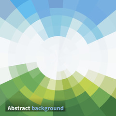 Fototapeta premium Abstrakcja niebo i trawa. Ilustracji wektorowych