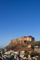 Fototapeta na wymiar Mehrangarh Fort, Jodhpur, Rajasthan, INDIA