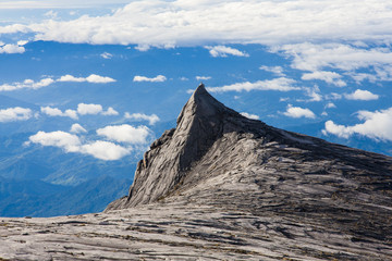 Fototapeta premium South Peak of Kinabalu mount