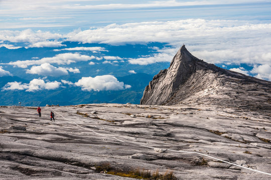 South Peak of Kinabalu mount