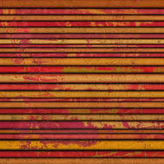 3d grunge tube orange red background
