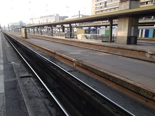 Naklejka premium Quai de la gare