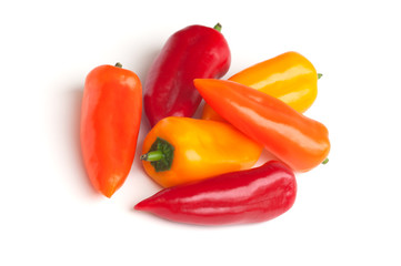 Sweet pepper, red and yellow