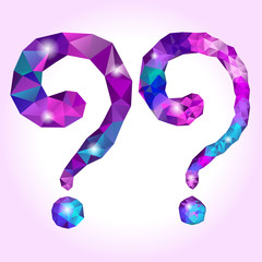 Question mark of triangles