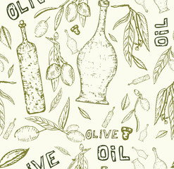 olive oil food design creative artistic seamless texture