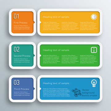 Infographics Web Banner & Label Design