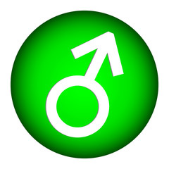 Gender male symbol button